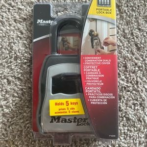 Master lock portable lock box